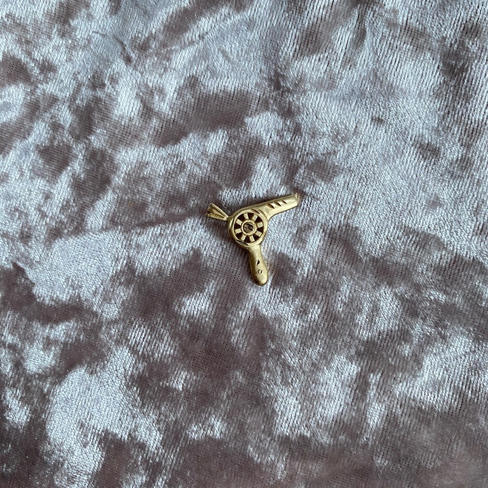 14K Gold Michael Anthony Blowdryer Pendant